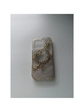 case-mate Clear Case with Gold Flake Marble Accent
